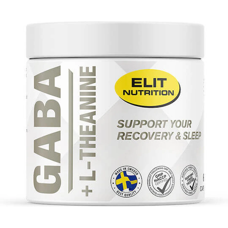 Elit Nutrition GABA + L-Theanine 60 Capsules