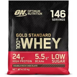 Optimum Nutrition Gold Standard 100% Whey Whey Protein Flavored Whey Protein Double Rich Chocolate 4.545kg