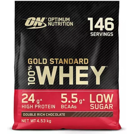 Optimum Nutrition Gold Standard 100% Whey Whey Protein Flavored Whey Protein Double Rich Chocolate 4.545kg