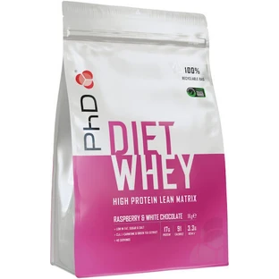 PhD Nutrition Diet Proteína de Suero con Sabor Chocolate Blanco con Zarzamora 1kg
