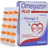 Health Aid Omegazon Plus One A Day Omega 3 & CoQ10 Aceite de Pescado 30 cáps. sin sabor