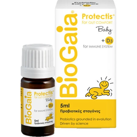 BioGaia Protectis Baby & D3 Gouttes probiotiques pour bébés 5ml