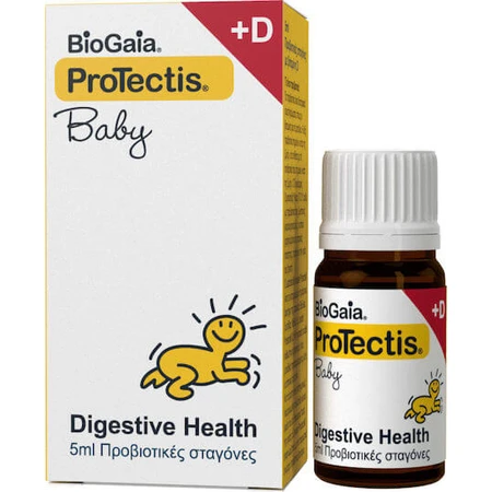 BioGaia Protectis Baby & D3 Gouttes probiotiques pour bébés 5ml