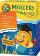 Moller's Omega 3 Fish oil Suitable for children Lemon Orange Orange 36 jelly candies Orange Orange Lemon