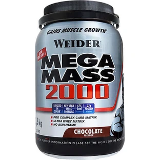 Weider Mega Mass 2000 with Chocolate Flavor 1.5kg