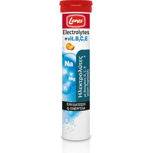 Lanes Electrolytes Vitamins B C E Vitamins B C Orange 20 tabs ef