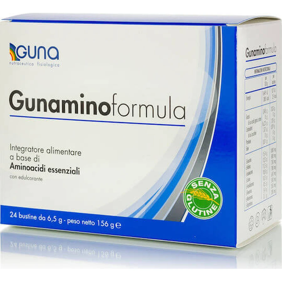 Guna Gunamino Formula 24 sachets. 24 sachets non aromatisés
