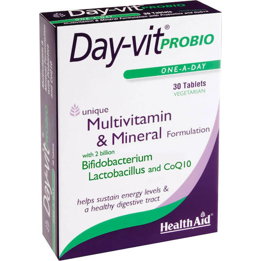 Health Aid Day-Vit Probiotics Probiotics & CoQ10 Probiotic 30 files