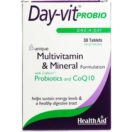 Health Aid Day-Vit Probiotics Probiotics & CoQ10 Probiotic 30 files