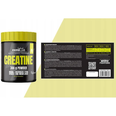 Hiro.Lab Creatina Monohidrato Sin Sabor 300gr