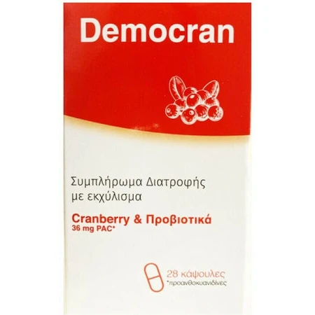 Demo Democran Cranberry Probiotikum Cranberry 36mg 28 Kapseln