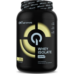 QNT Zero Carb Metapure Whey Isolate Whey Protein Whey Isolate Lactose Free with Vanilla Flavour 908gr