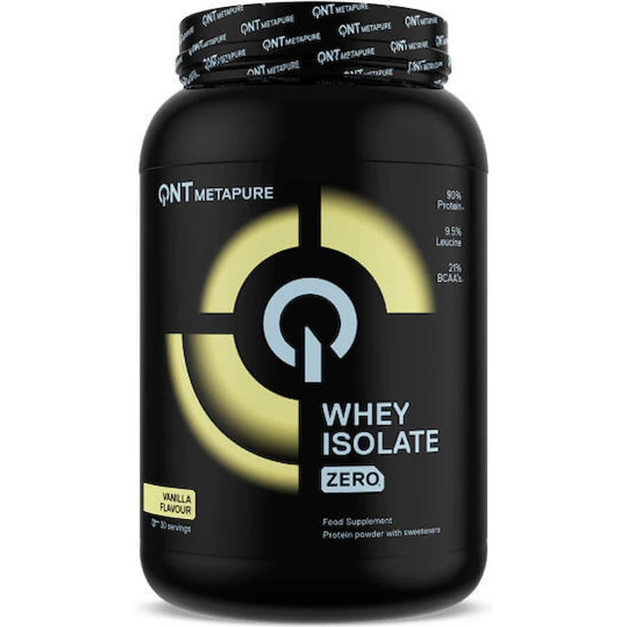 QNT Zero Carb Metapure Whey Isolate Whey Protein Whey Isolate Lactose Free with Vanilla Flavour 908gr