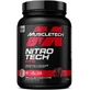 MuscleTech NitroTech Whey Protein Proteína de suero Ripped con sabor a chocolate Fudge Brownie Brownie 1.8kg