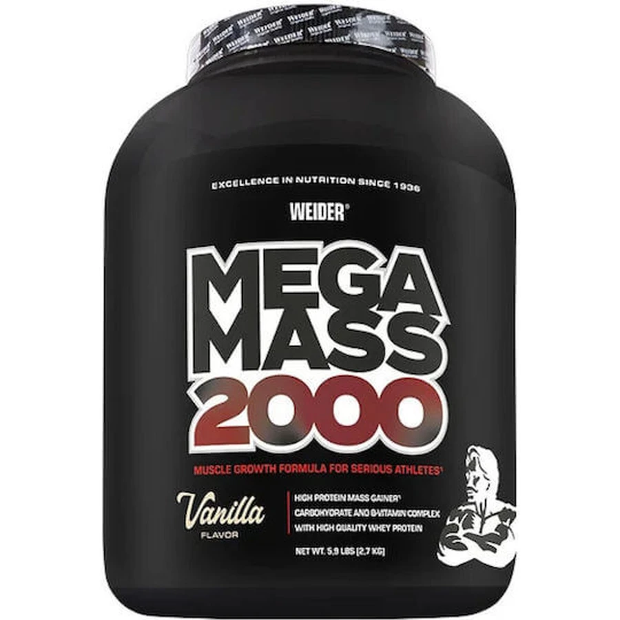 Weider Mega Mass 2000 con Sabor Vainilla 2.7kg