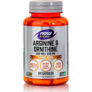 Now Foods Arginine & Ornithine 100 Capsules