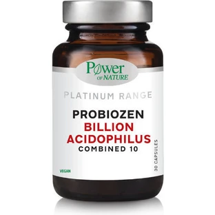 Power Health Platinum Range Probiozen Billion Billion Acidophilus Combinado 10 Probiotic 20mg 30 cáps.