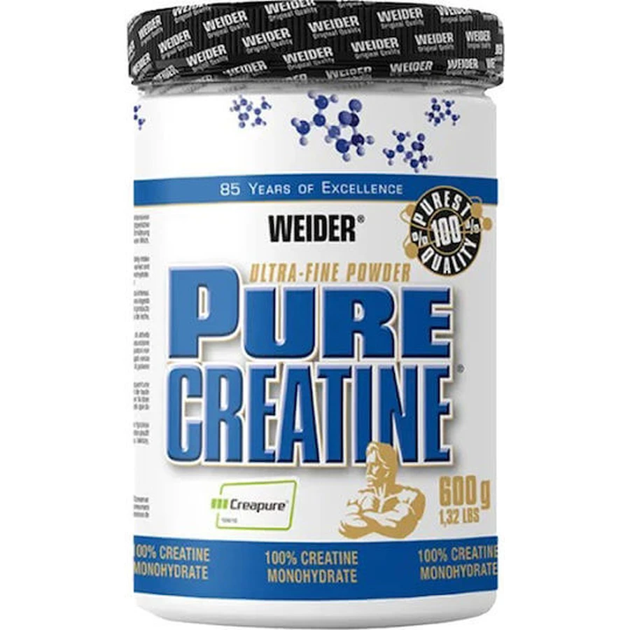 Weider Ultra Fijn Poeder Pure Creatine Niet-gearomatiseerd 600gr