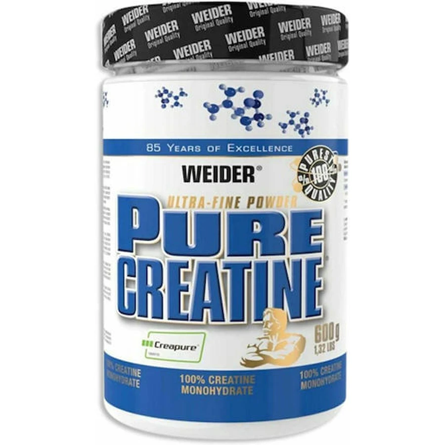 Weider Ultra Fijn Poeder Pure Creatine Niet-gearomatiseerd 600gr