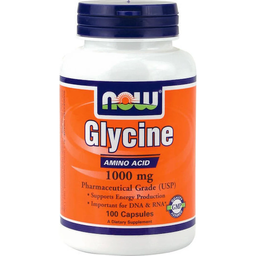 Now Foods Glicina 100 Cápsulas sin sabor