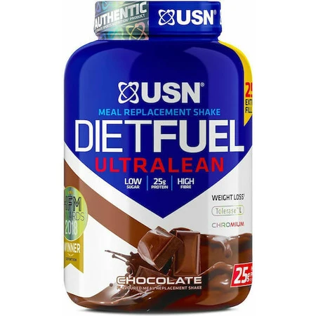 USN Meal Replacement Shake DietFuel UltraLean with Chocolate Flavour 1kg