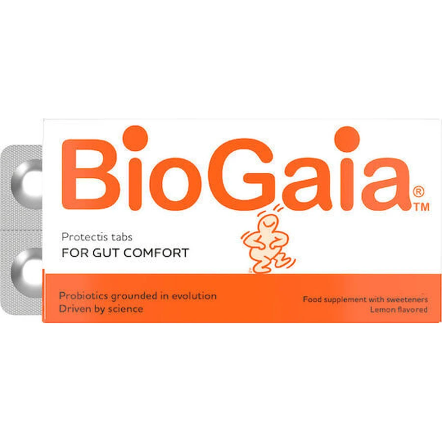 BioGaia ProGaia ProTectis Family Probiotics pour adultes et enfants 10 comprimés à croquer Lemon