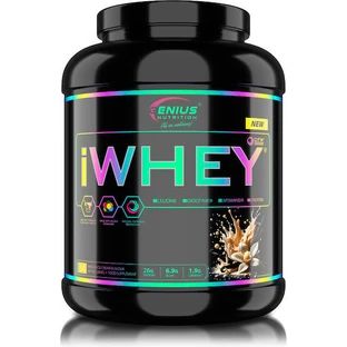 Genius Nutrition IWHEY Proteína de Suero con Creatina y Sabor Helado de Vainilla 2kg