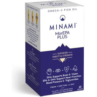 Minami MorEPA Plus Fish Oil 60 softgels Unflavoured