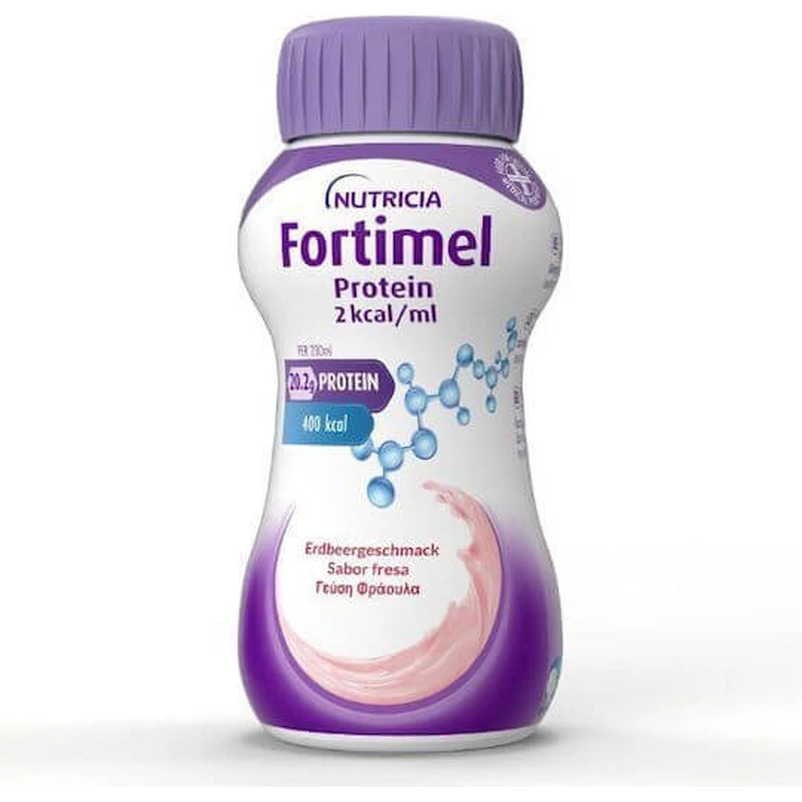 Nutricia Extra 2 Kcal Spezial-Nahrungsergänzungsmittel 4 x 50ml Erdbeere
