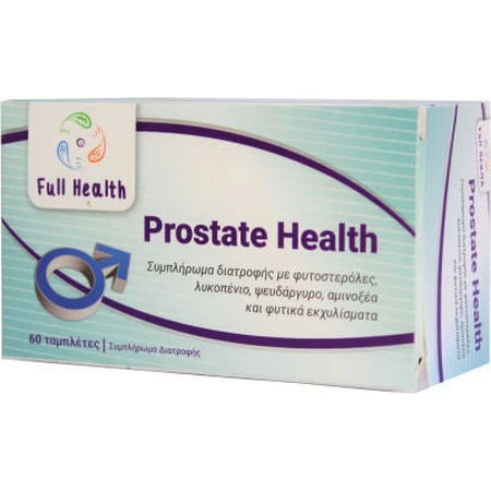 Full Health Prostate Health Suplemento potenciador de la testosterona 60 comp.