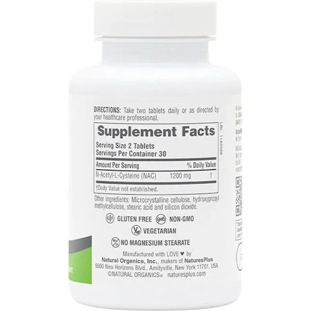 Nature's Plus Plus Nac 1200mg 60 Tabletten