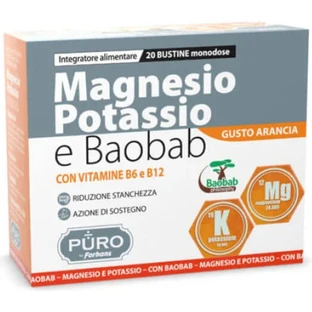Reines Magnesium-Kalium und Baobab 20 Säckchen