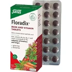 Salus Haus Floradix Hierro Orgánico Comprimidos, Vitaminas C y Complejo B 84 comprimidos