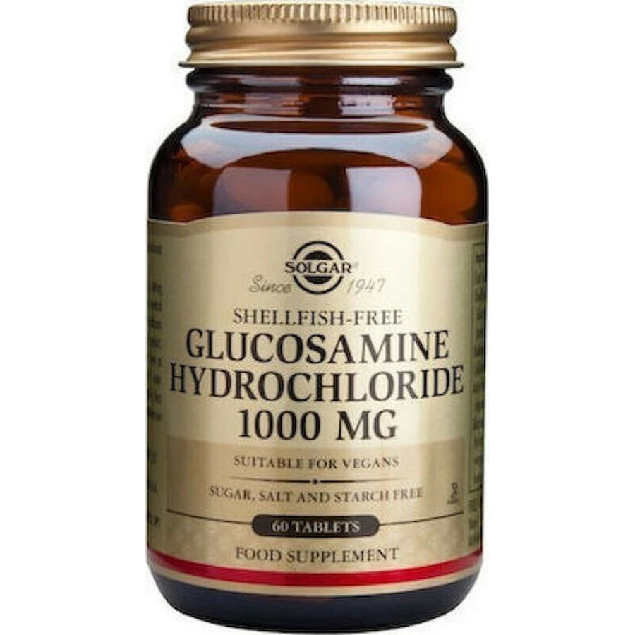 Solgar Glucosamine Hydrochloride 1000mg Gewrichts- en botgezondheidssupplement 60 tabs