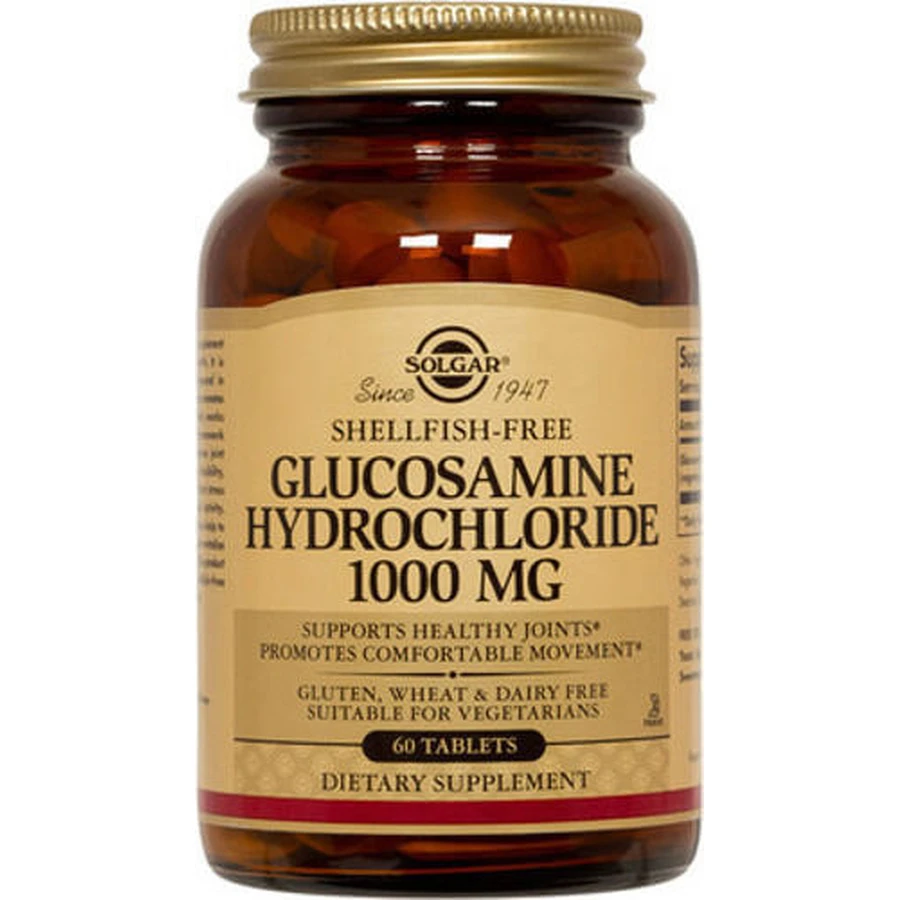 Solgar Glucosamine Hydrochloride 1000mg Gewrichts- en botgezondheidssupplement 60 tabs