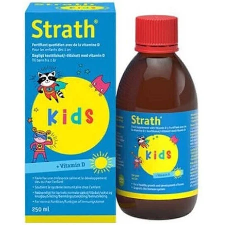 Strath Kids Multivitamin for Immune System Strengthening & Egg Health E-commerce site 250ml