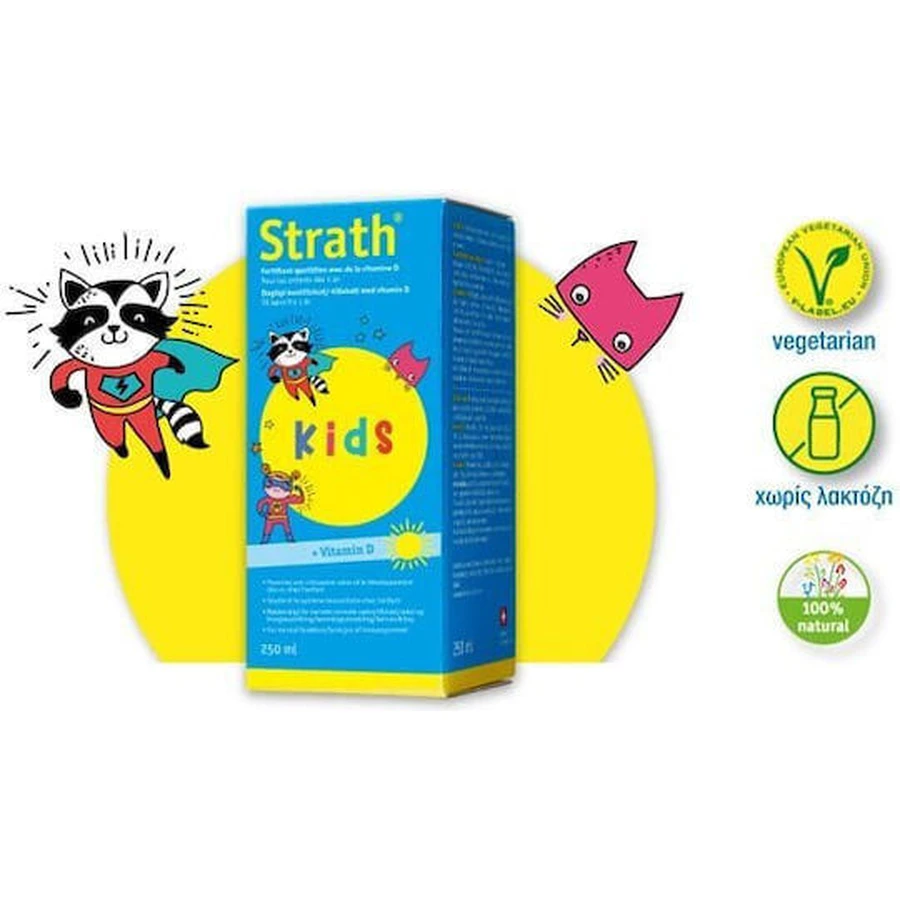 Strath Kids Multivitamin for Immune System Strengthening & Egg Health E-commerce site 250ml