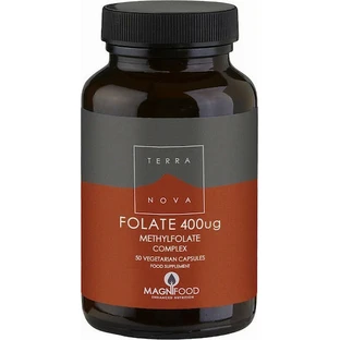 TerraNova Foliumzuursupplement voor zwangerschap 50 plantaardige capsules