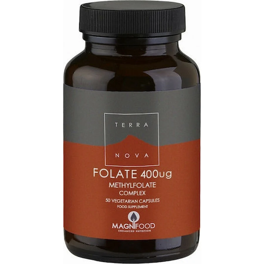 TerraNova Foliumzuursupplement voor zwangerschap 50 plantaardige capsules