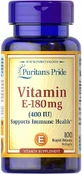 Puritan's Pride Vitamin E Vitamin for Skin &amp; Antioxidant Action 400iu 100 softgels