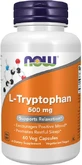 Now Foods L-Tryptophan 60 Herbal Capsules Unflavoured