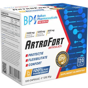 Balkan Pharmaceuticals Arthrofort Gewrichts- en botgezondheidssupplement 120 capsules