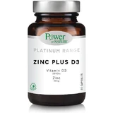 Power Of Nature Platinum Gamma Zink Plus D3 15mg 2000UI 30 Capsules