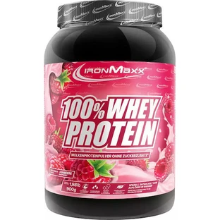 IronMaxx 100% Wei-eiwit Wei-eiwit met frambozensmaak 900gr