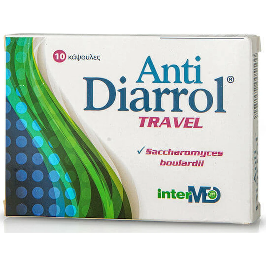 InterMed Anti Diarrol Travel Probiotic 10 caps