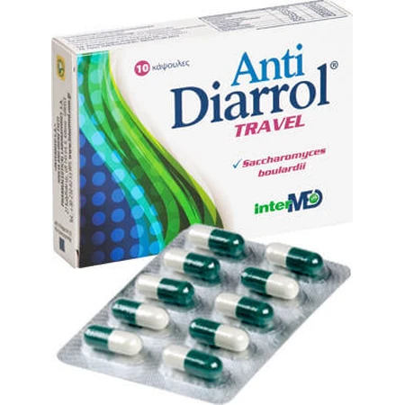 InterMed Anti Diarrol Travel Probiotic 10 caps