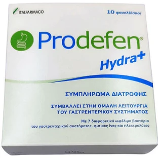 ITF Hellas Prodefen Hydra+ Supplément alimentaire spécial 10 sachets
