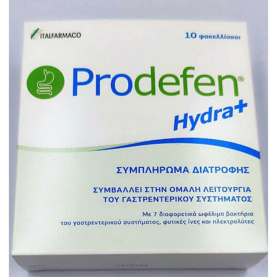 ITF Hellas Prodefen Hydra+ Supplément alimentaire spécial 10 sachets