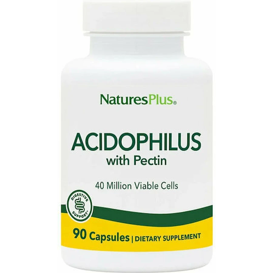 Nature's Plus Acidophilus Probiotic 100mg mit Pektin 90 Kapseln