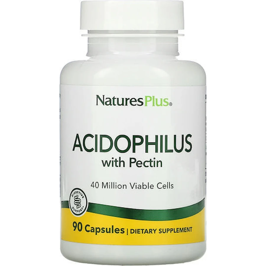 Nature's Plus Acidophilus Probiotic 100mg mit Pektin 90 Kapseln